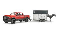 Bruder RAM 2500 Power Wagon met paardentrailer - thumbnail