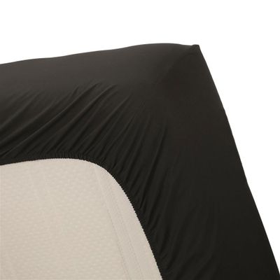 Ambiante Hoeslaken Katoen Black-Lits-jumeaux (180x200 cm)