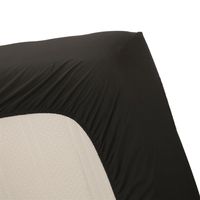 Ambiante Hoeslaken Katoen Black-1-persoons (90x210/220 cm)