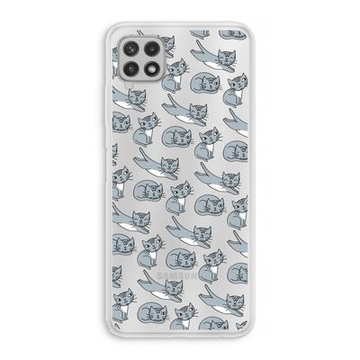 Poezen: Samsung Galaxy A22 4G Transparant Hoesje