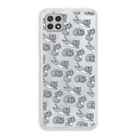 Poezen: Samsung Galaxy A22 4G Transparant Hoesje