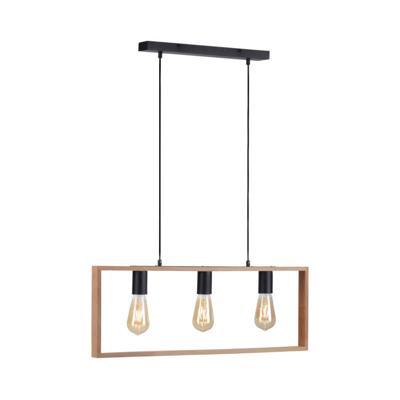 Just Light Landelijke hanglampFranky 3-lichts - 15652-18