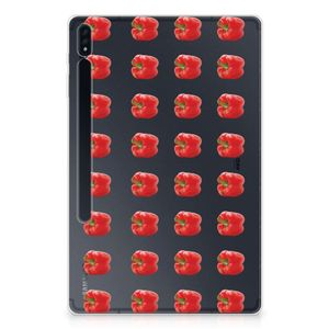 Samsung Galaxy Tab S7 Plus | S8 Plus Tablet Cover Paprika Red