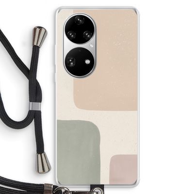 Geo #7: Huawei P50 Pro Transparant Hoesje met koord