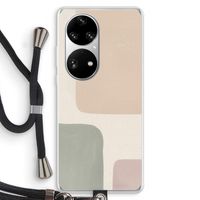 Geo #7: Huawei P50 Pro Transparant Hoesje met koord