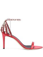 Giuseppe Zanotti sandales Adele 85 mm ornées de cristal - Rouge