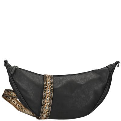 Enrico Benetti Moonbag Schoudertas Indy Zwart