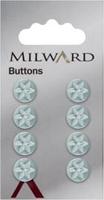 Milward Knoop Ster Lichtgroen 10mm (8 stuks)