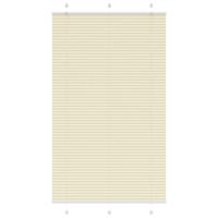 VidaXL Plissé rolgordijn 120x200cm stofbreedte 119,4cm polyester crème