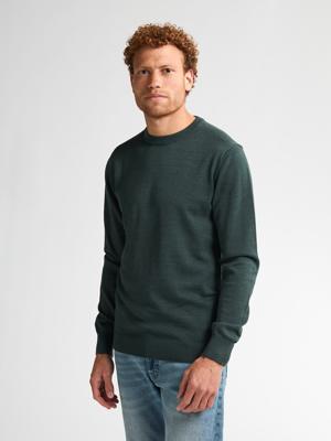Petrol Knitwear Round Neck Basic M-ros-kwr201 Trui 6089 Bottle