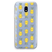 Ananas: Samsung Galaxy J3 (2017) Transparant Hoesje