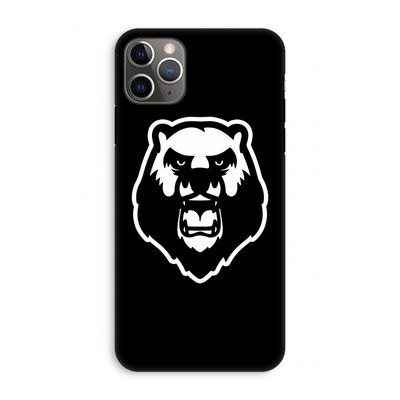 Angry Bear (black): iPhone 11 Pro Max Tough Case