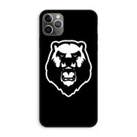 Angry Bear (black): iPhone 11 Pro Max Tough Case