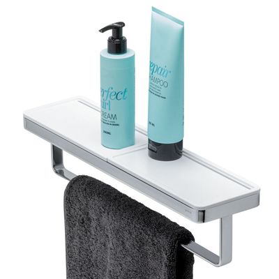 Planchet met Handdoekrek Geesa Frame 42 cm Wit Chroom Geesa