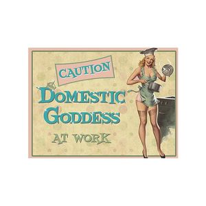 Wandplaat Domestic Goddess