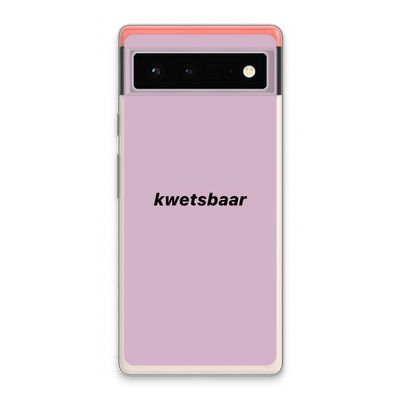 kwetsbaar: Google Pixel 6 Transparant Hoesje