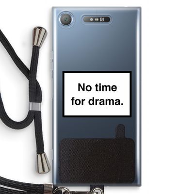 No drama: Sony Xperia XZ1 Transparant Hoesje met koord