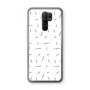 Hipster stripes: Xiaomi Redmi 9 Transparant Hoesje