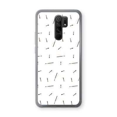 Hipster stripes: Xiaomi Redmi 9 Transparant Hoesje