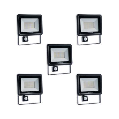 LED-bouwlamp met sensor Cavona 50W koud-wit