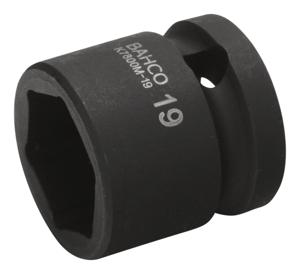 Bahco Slagdop 1/2" | kort | zeskant | gefosfateerd | 17 mm - K7800M-17