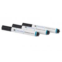 Whiteboard markers zwart 3 stuks - thumbnail