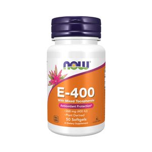 Vitamine E 400IU Now Foods 50softgels