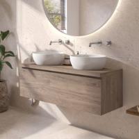 Ben Tendenza badmeubel incl. afdekblad 120x46x42cm congo bruin