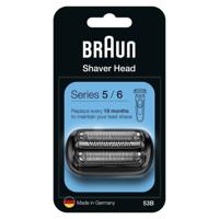 Braun Scheerblad / 53B / Series 5/6 Scheerhoofden Zwart