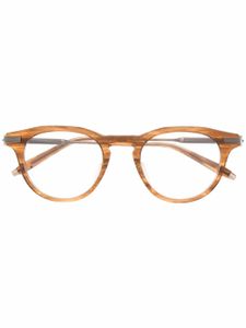 Akoni lunettes de vue Gemini à monture ronde - Marron