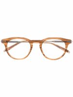 Akoni lunettes de vue Gemini à monture ronde - Marron