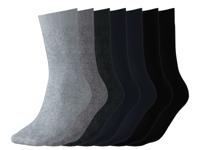esmara 7 Paar heren sokken (grijs/marineblauw/zwart, 39-42)