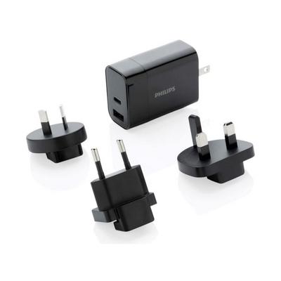 Universele Reisadapter Philips Zwart 30 W
