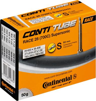 CONTINENTAL binnenband 28" race supersonic 18-622 -> 25-630 sv60mm ventiel