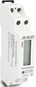 KWH meter 1-fase digitaal 40A + puls - 4518210