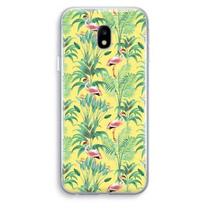 Flamingo party: Samsung Galaxy J3 (2017) Transparant Hoesje
