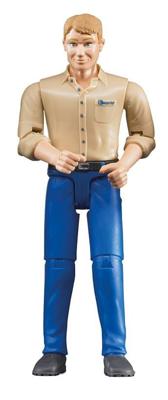 Bruder Man met blauwe jeans