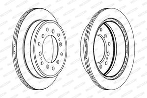 Ferodo Remschijf DDF1743