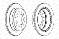 Ferodo Remschijf DDF1743