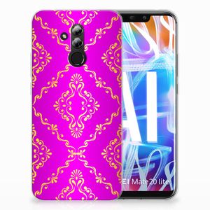 Siliconen Hoesje Huawei Mate 20 Lite Barok Roze