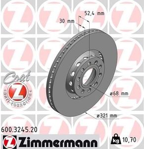 Remschijf Coat Z 600324520