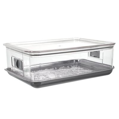 Cook Concept Lunch en Vleeswaren bewaarbak - transparant - 27 x 18 x 9 cm - vershoud doos