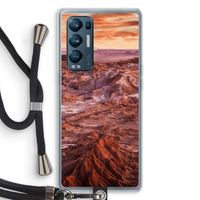 Mars: Oppo Find X3 Neo Transparant Hoesje met koord