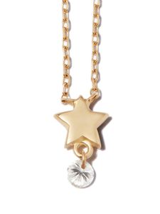 Persée collier Star en or jaune 18ct orné de diamants