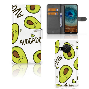 Nokia X10 | Nokia X20 Leuk Hoesje Avocado Singing