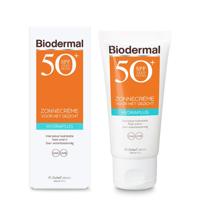 Biodermal Zonnecreme gezicht hydraplus SPF50 50 Milliliter