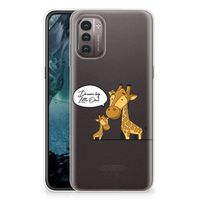 Nokia G21 | G11 Telefoonhoesje met Naam Giraffe