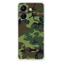 Xiaomi Redmi 13C 4G Doorzichtige Silicone Hoesje Army Dark