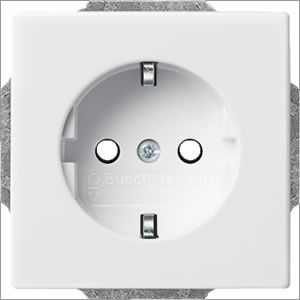 Busch-Jaeger inbouwwandcontactdoos 20 EUCR-82-503 ivoorwit