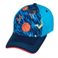 Must pet Basketbal junior verstelbaar katoen donkerblauw - thumbnail